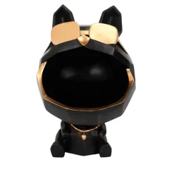 Vide poche chien a lunettes noir