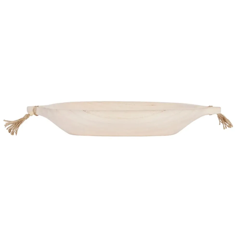 Vide poche en paulownia naturel 44x21cm - Boende